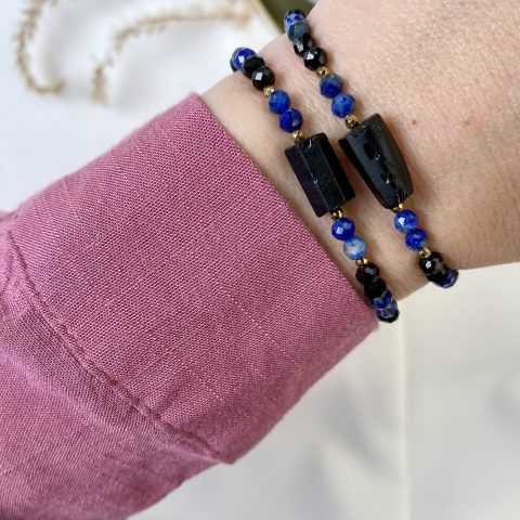 Bransoletka-Lapis-Lazuli-Czarny-Turmalin-bizuteria-naturalne-kamienie